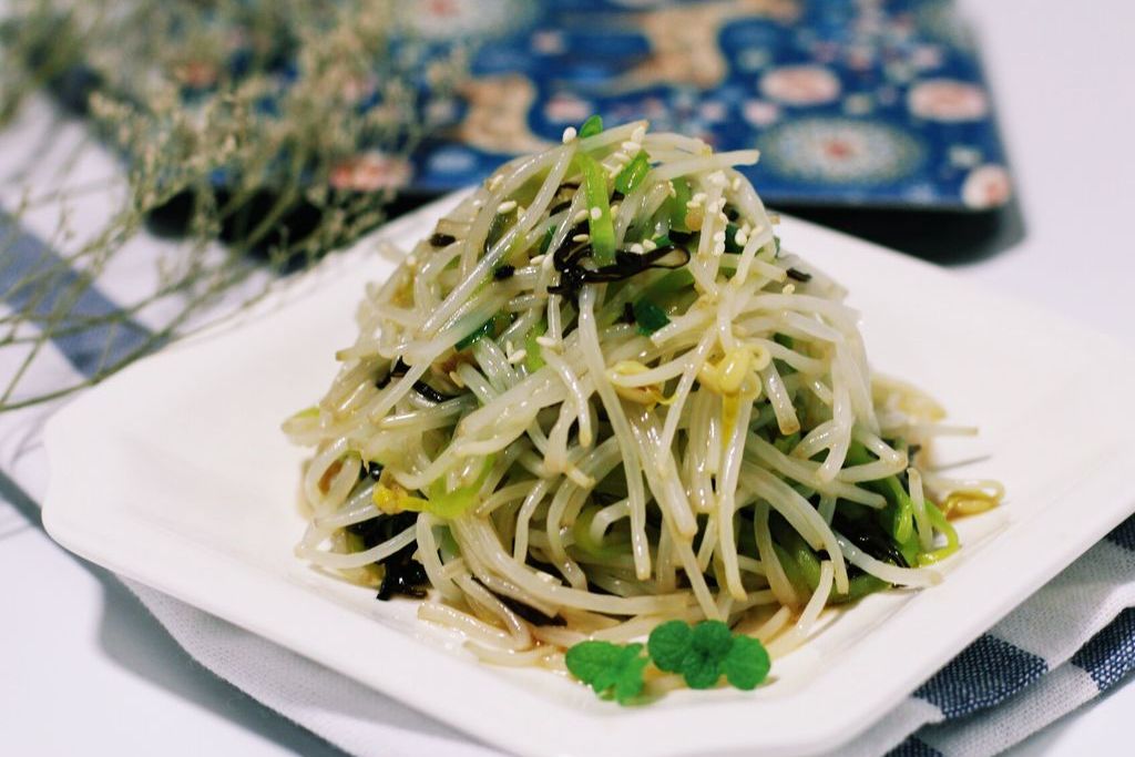 焗綠豆芽