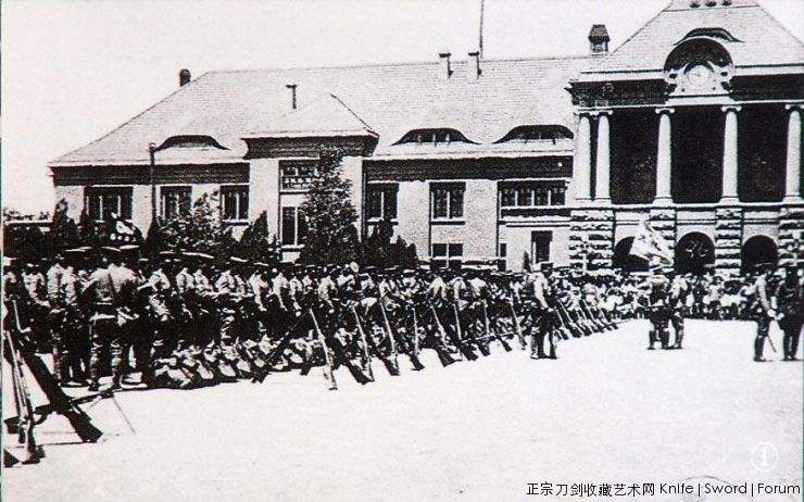 1928年由青島抵濟的日本軍隊