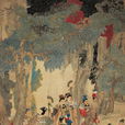 清任伯年華祝三多圖軸(華祝三多圖) 清任伯年華祝三多圖軸(華祝三多圖)