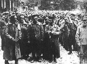 東普魯士戰役——被俘的俄國士兵
