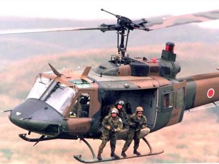 日本陸上自衛隊的UH-1直升機
