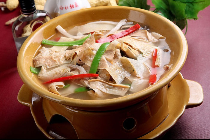 烏豆腐皮湯