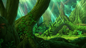 動畫中的矢車森林