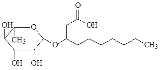 鼠李糖脂結構4(R4)