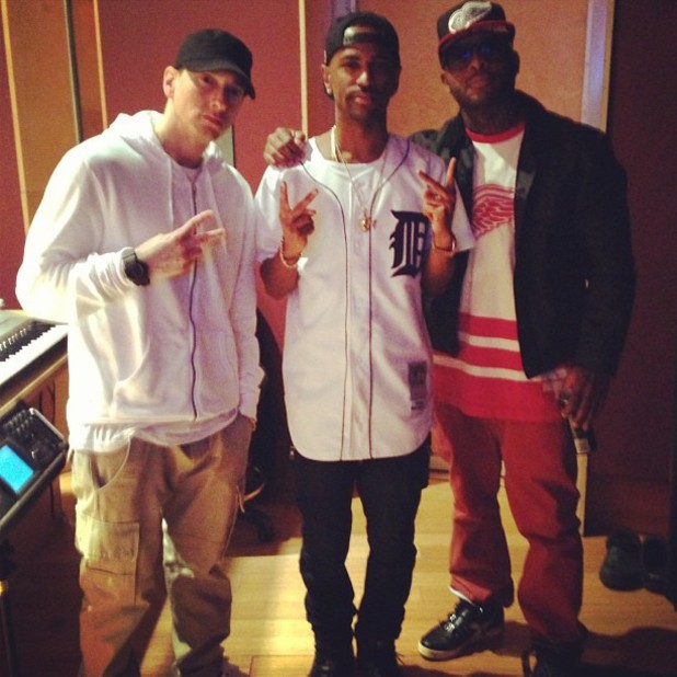 Eminem,Big Sean和Royce Da 5&#39;9&#39;&#39;在錄音室