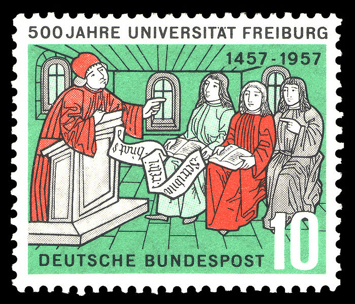 紀念弗萊堡大學誕辰500周年紀念郵票