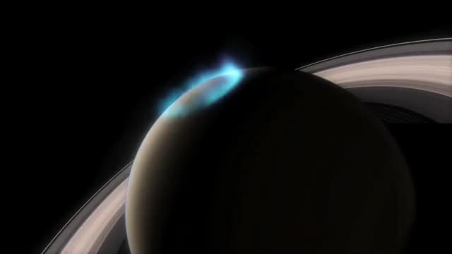 土星極光