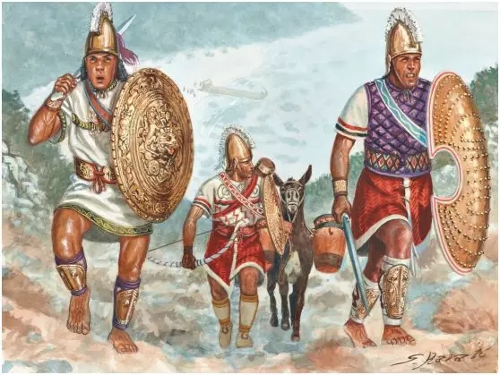 內陸山區的卡里亞步兵 依舊有著愛琴文明時代的遺風