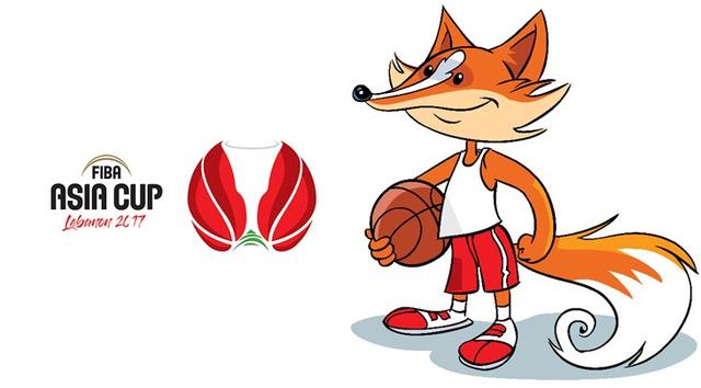 2017年黎巴嫩籃球亞洲杯會徽與吉祥物
