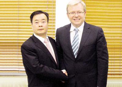 周澤榮與澳總理