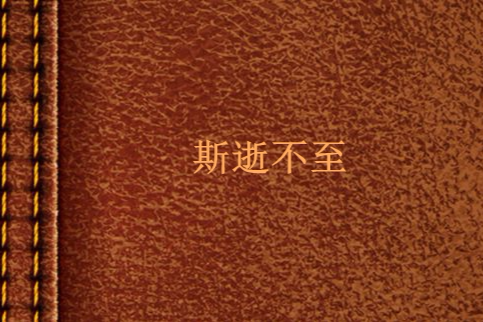 斯逝不至 斯逝不至