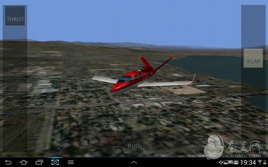 X Plane 9遊戲畫面