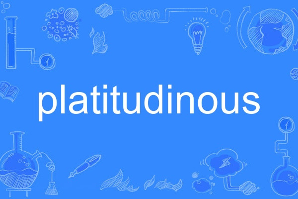 platitudinous platitudinous