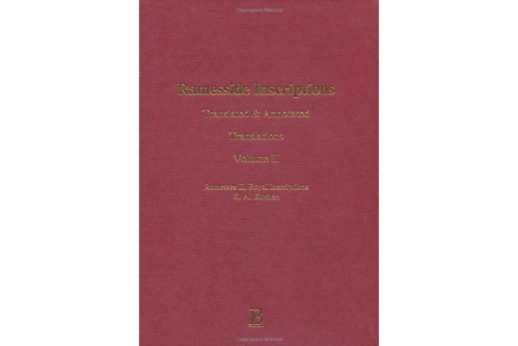 Ramesside Inscriptions Ramesside Inscriptions