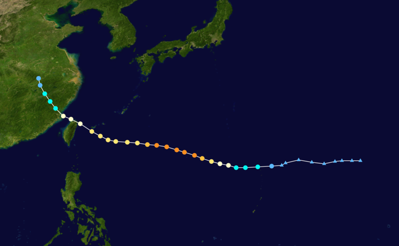 2013年超強颱風“蘇力”路徑圖
