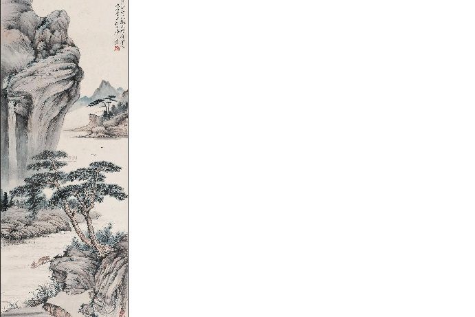 松澗放棹 松澗放棹