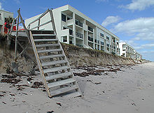颶風艾琳造成的海灘侵蝕