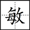 敏(漢字) 敏(漢字)