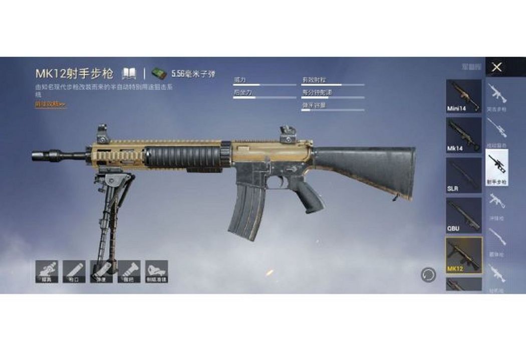 MK12(《和平精英》中的武器) MK12(《和平精英》中的武器)