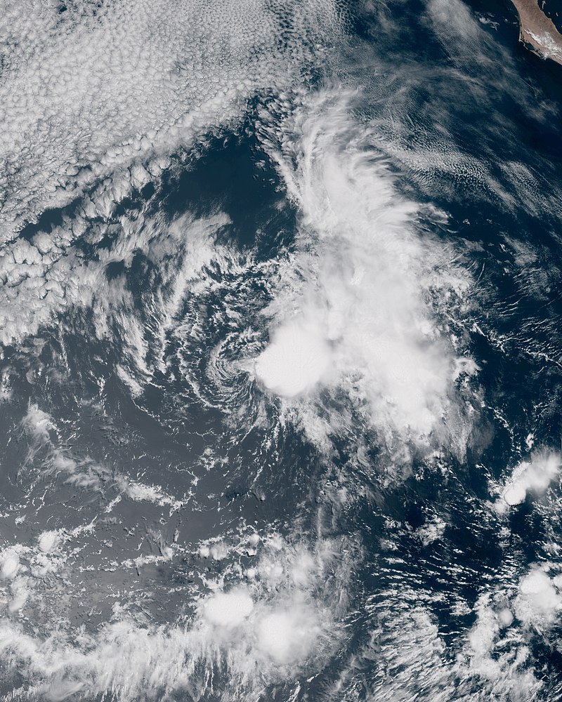 熱帶風暴吉爾 衛星雲圖