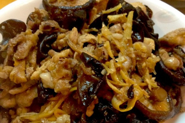 冬菇金針菜 冬菇金針菜