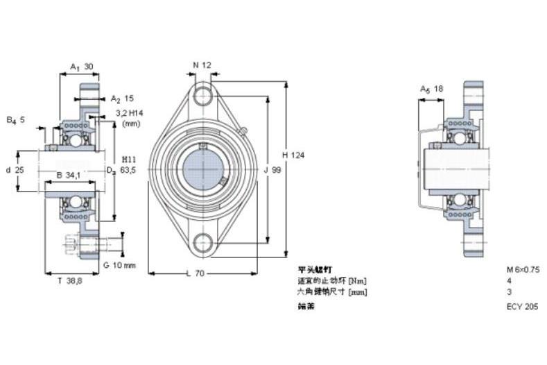 SKF FYTBKC25NTH軸承 SKF FYTBKC25NTH軸承