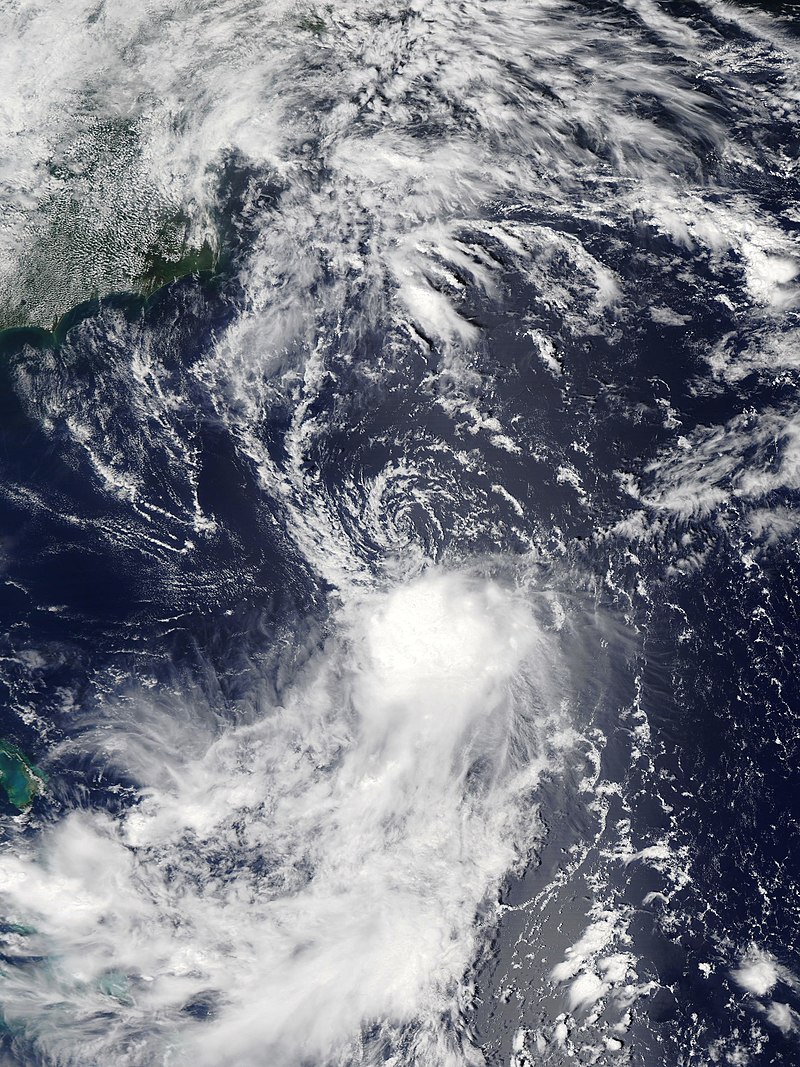 熱帶風暴艾琳 衛星雲圖