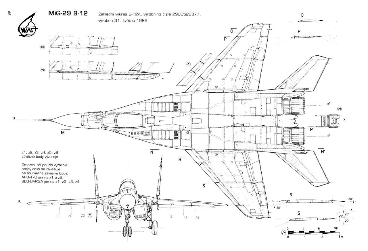 米格-29發動機線圖