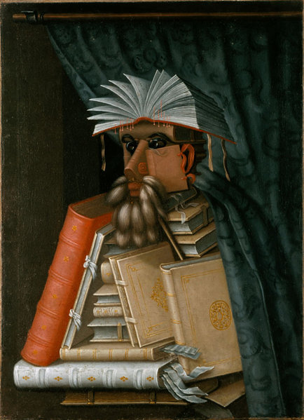 《圖書館員》，一幅1556年的油畫