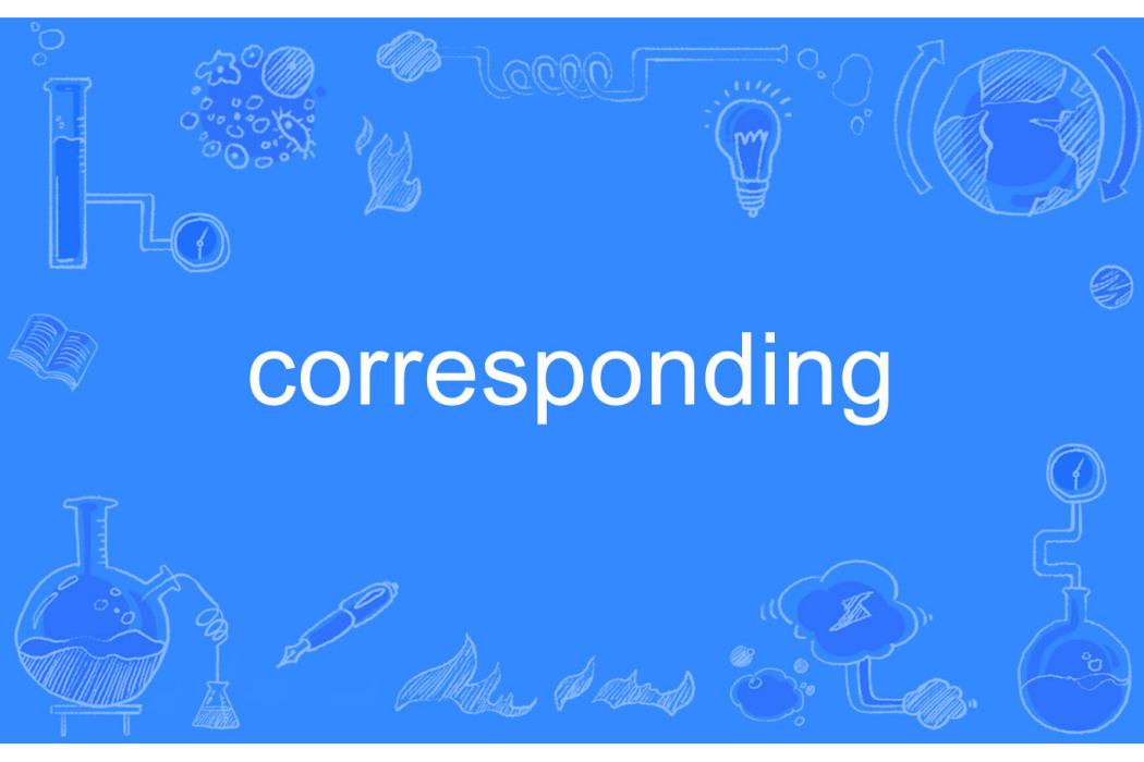 corresponding corresponding