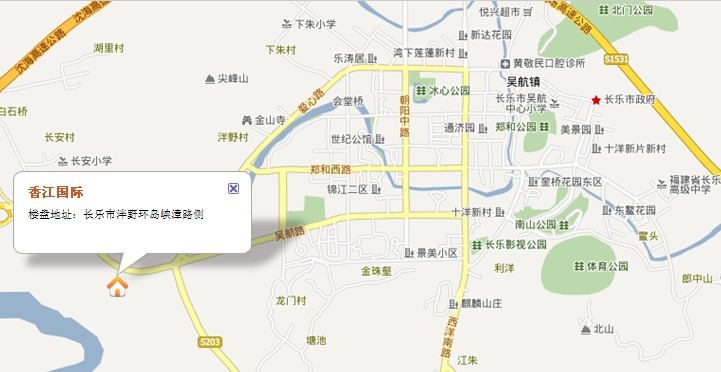 平潭香江國際樓盤地圖