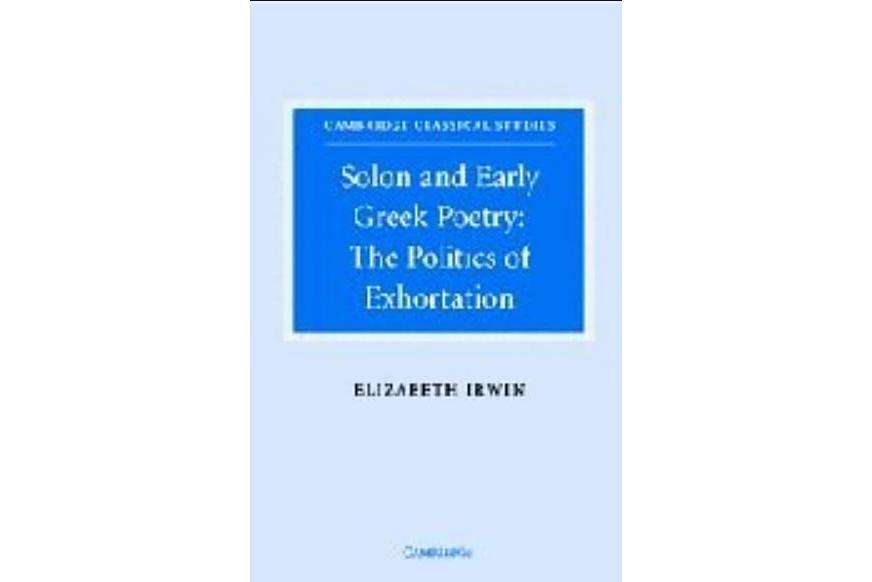 Solon and Early Greek Poetry Solon and Early Greek Poetry
