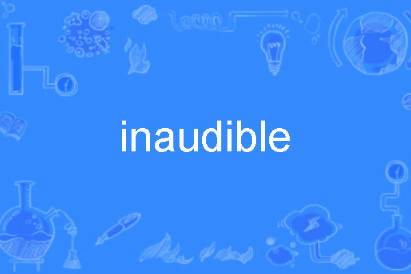 inaudible