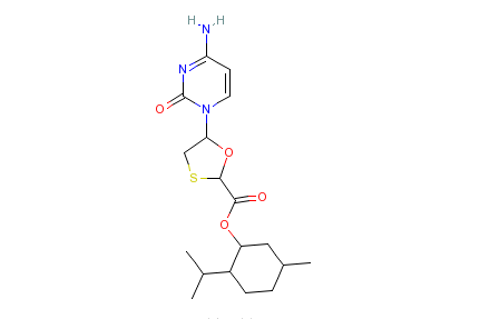 5-（4-氨基-2-氧代-1(2H)-嘧啶）-1,3-氧硫雜環戊烷-2-甲酸5-甲基-2-異丙基環己醇酯