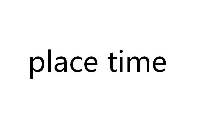 place time place time