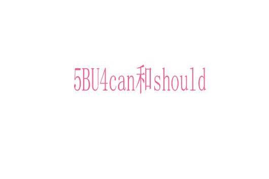 5BU4can和should 5BU4can和should