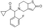 5-[2-環丙基-1-（2-氟苯基）-2-氧代乙基]-5,6,7,7a-四氫噻吩並[3,2-c]吡啶-2(4H)-酮