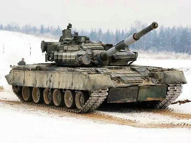 T-80主戰坦克外掛反應裝甲