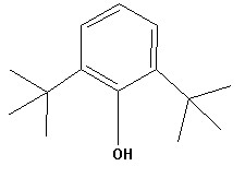 2,6-二叔丁基苯酚結構式