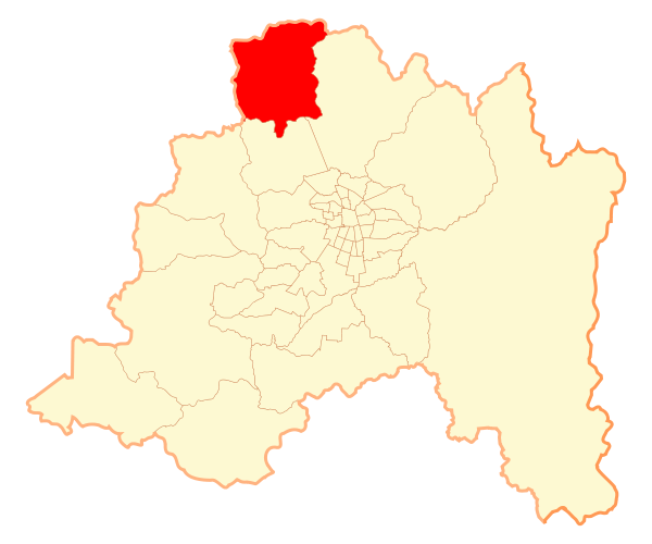 行政區域圖（紅色部分為蒂爾蒂爾）