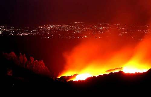 埃特納火山噴發