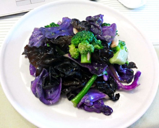 紫甘藍炒花椰菜