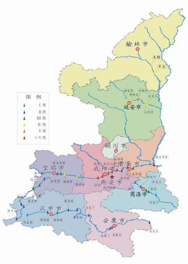 陝西省地圖