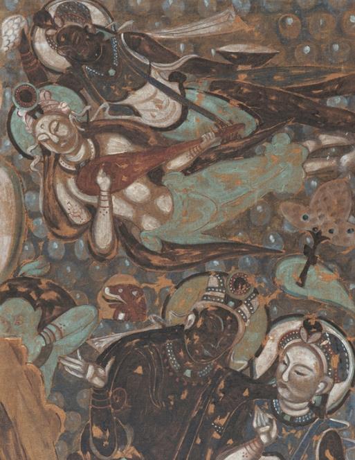 佛奘飛天·克孜爾石窟壁畫摹寫