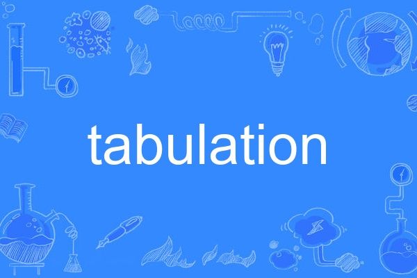 tabulation tabulation