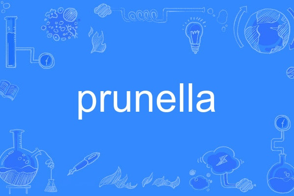 prunella(英語單詞) prunella(英語單詞)