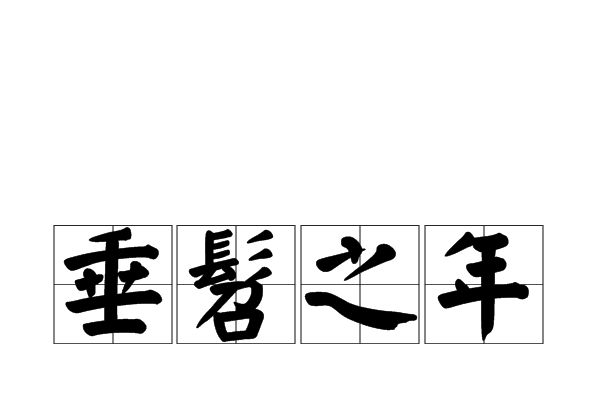 垂髫之年 垂髫之年