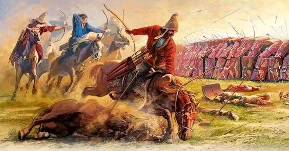 利用輕騎兵機動包圍對手是帕提亞軍隊的拿手好戲
