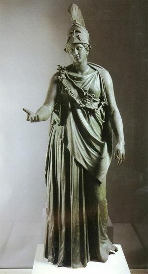 希臘的雅典娜雕像