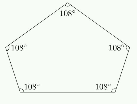 正五邊形 定義 面積公式推導 內切圓半徑 構造 物理方法 畫法 常規畫法 尺規作圖 中文百科全書